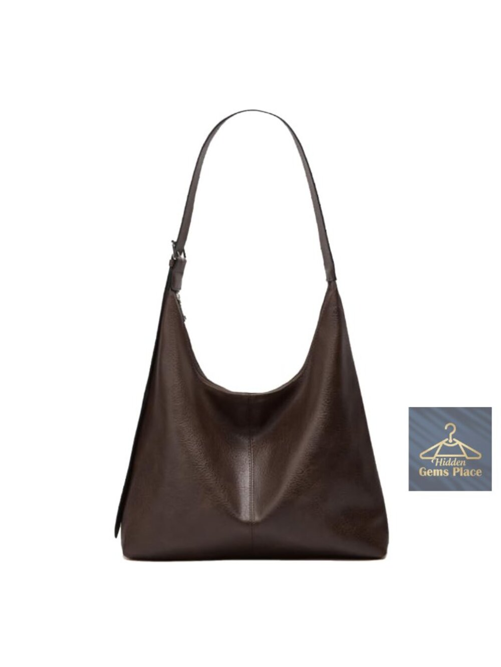 Large Hobo Bags Vegan Leather Shoulder Handbag Slouchy Tote for Travel Shopping
